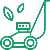 Pictogramme de tondeuse – entretien de jardins par DG Paysage & Piscine